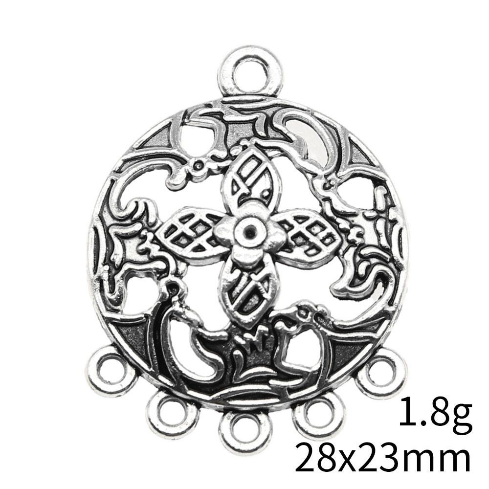 Graduation Accessories Women Round Multi-Hole Earring Connector Accessories Parts Clearance Sale Items Accessories For Girls