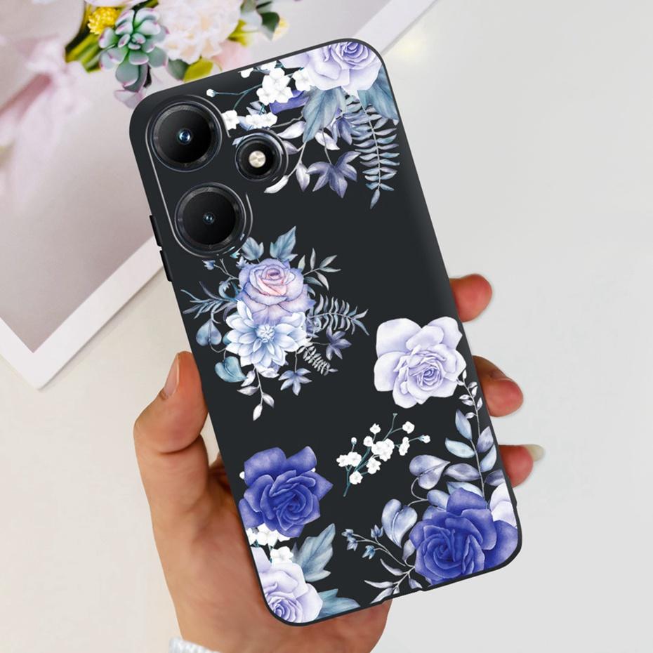 Cute Phone Case For Infinix Hot 30i Hot30 30 Play NFC 2023 Soft Silicone TPU Back Cover For Infinix Hot30i Hot 30 30Play