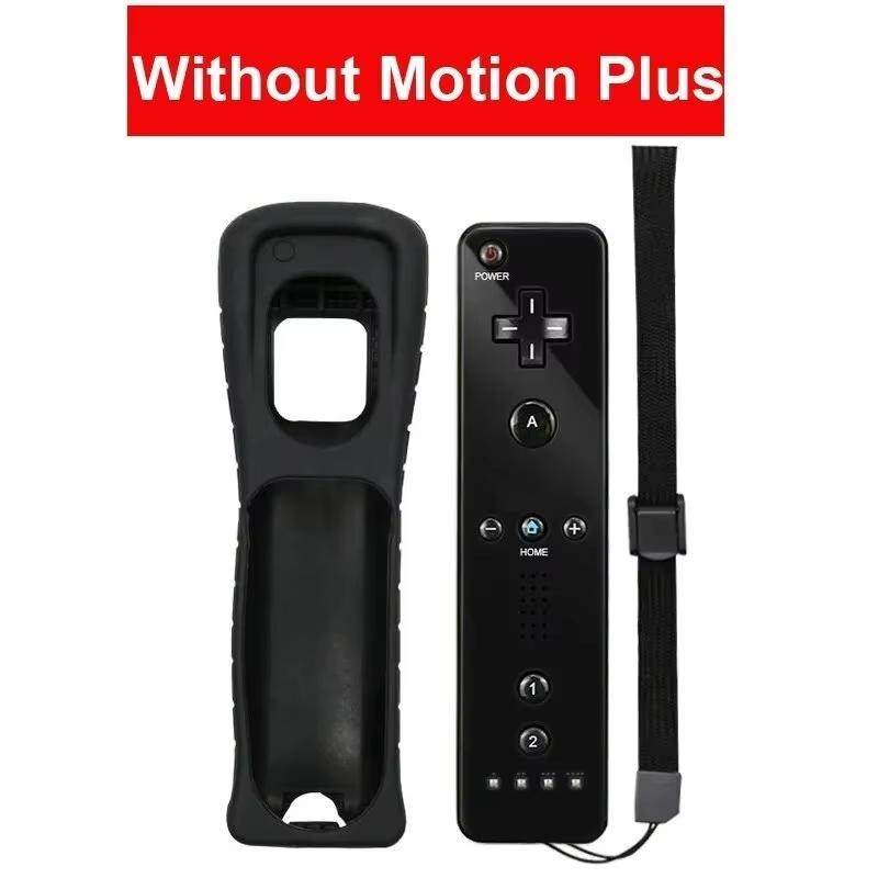 2 in 1 Wireless Bluetooth Remote Controller For Wii Wii U Controle Optional Motion Plus Gamepad Nunchuck Set With Silicone Case