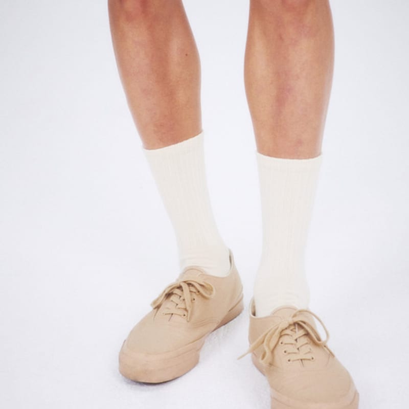 

ненавижу понедельник [IHM2501M01] Мужские носки IHM Носки до щиколотки Слоновая кость FREE