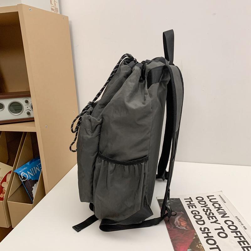 Drawstring Backpack Student Schoolbag Unisex Travel Outdoor Backpack