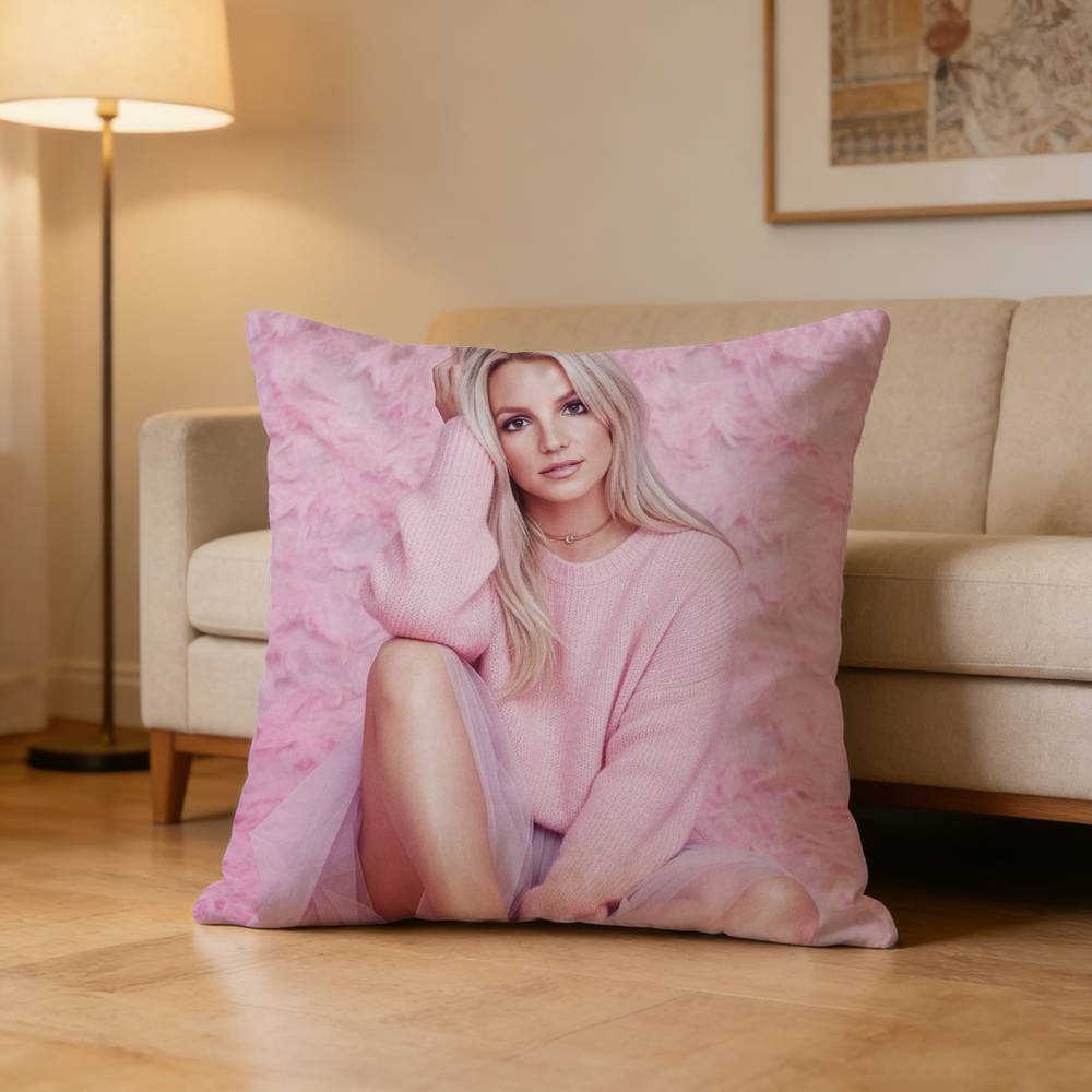 Princess of Pop BBritney Spears Pillow Case Cushion Cover Throw Pillow Case For Car Sofa