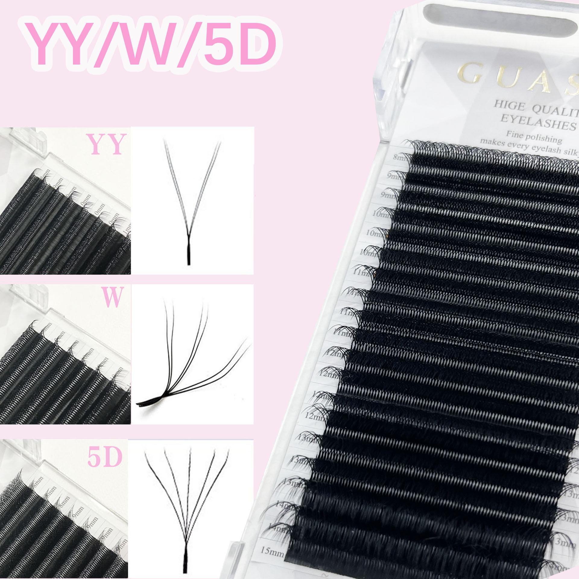 

Crypted Soft Grafting Matte Black Eyelash Extensions - Natural, Dense, Curled 3D/4D/5D/6D/8D/YY/W D Curl 8-15mm Mixed Length