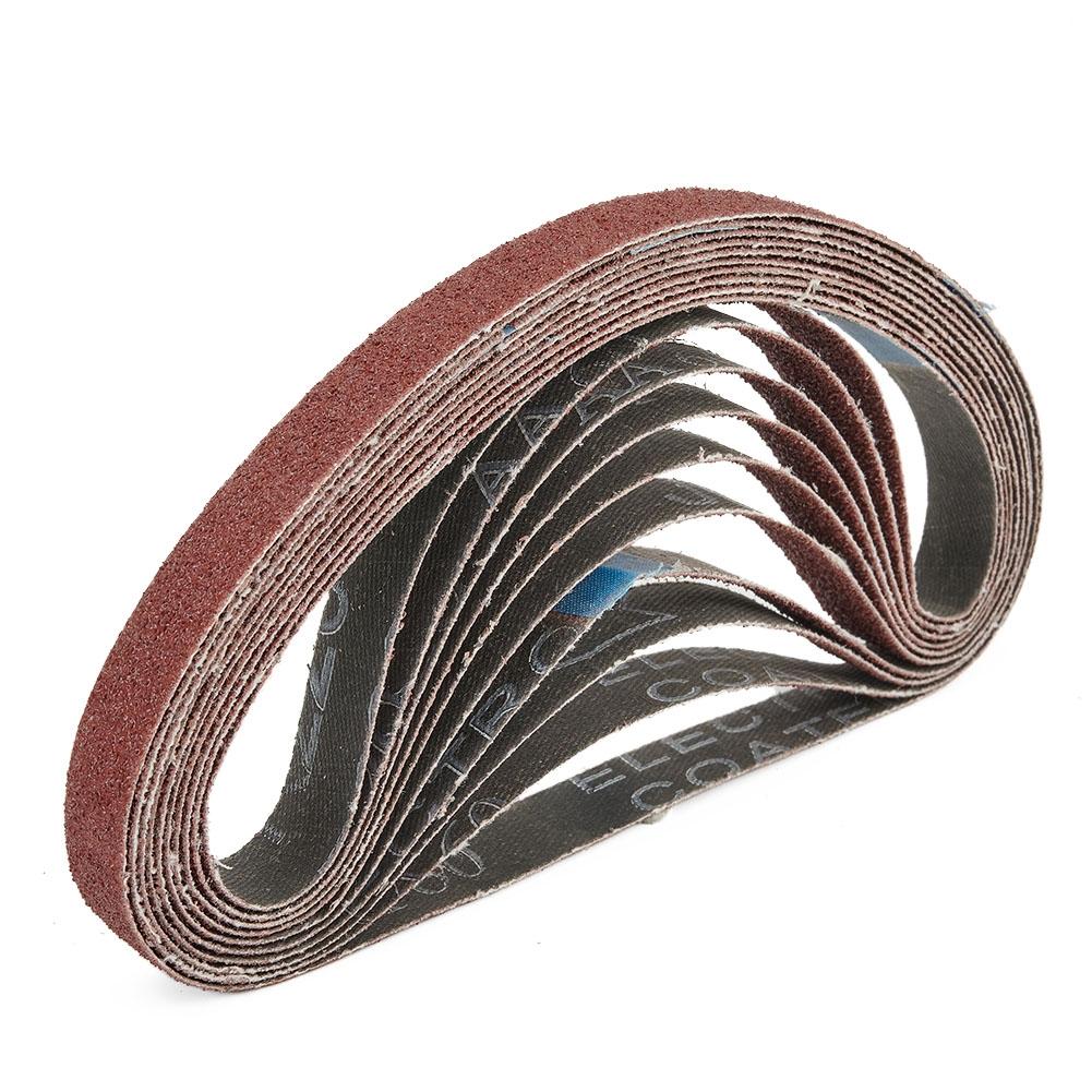 Sanding Belts Mm 13 X 457 40/60/80/120/180/240 Grit