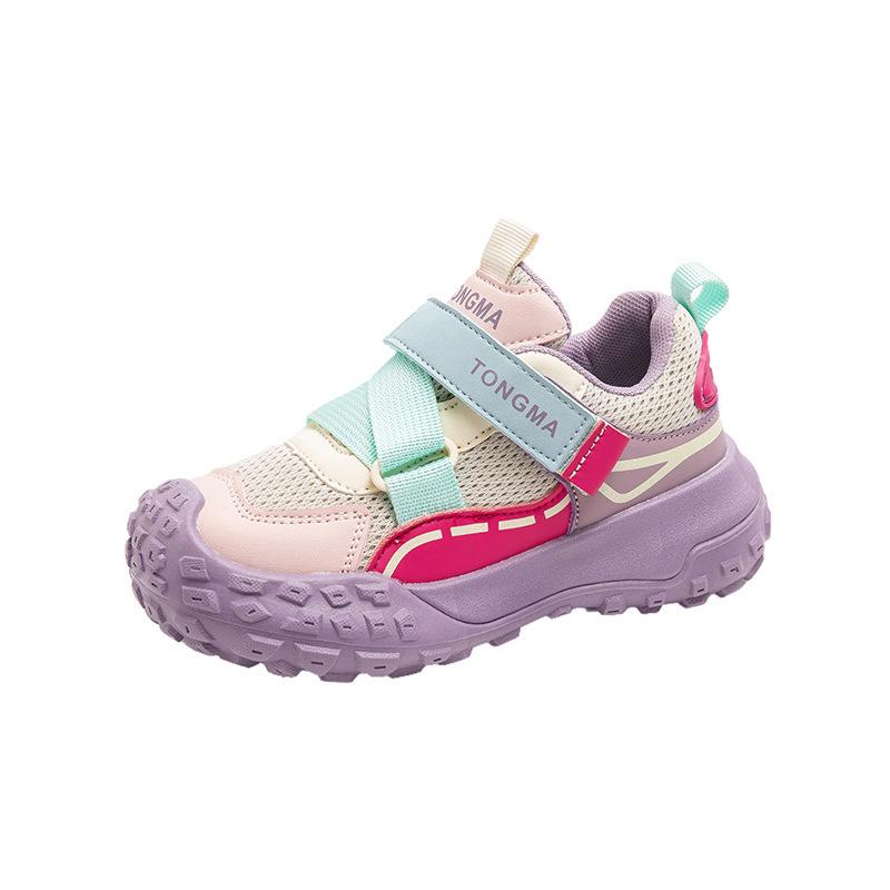 

Girls fashion sneakers autumn 2025 new children middle and older children running shoes soft sole fashion travel shoes 32-37 yards, please take six pairs рожевий