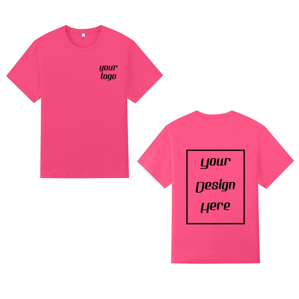 Streetwear Tilpasset Mønstertrykk T-skjorte Harajuku Casual O-hals Topp Korte Ermer Unisex 100% Bomull Gruppe T-skjorte