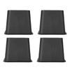 4Pcs Set 3  Furniture Raisers Adjustable Bed Chair Riser Wide Feet Lift Stands