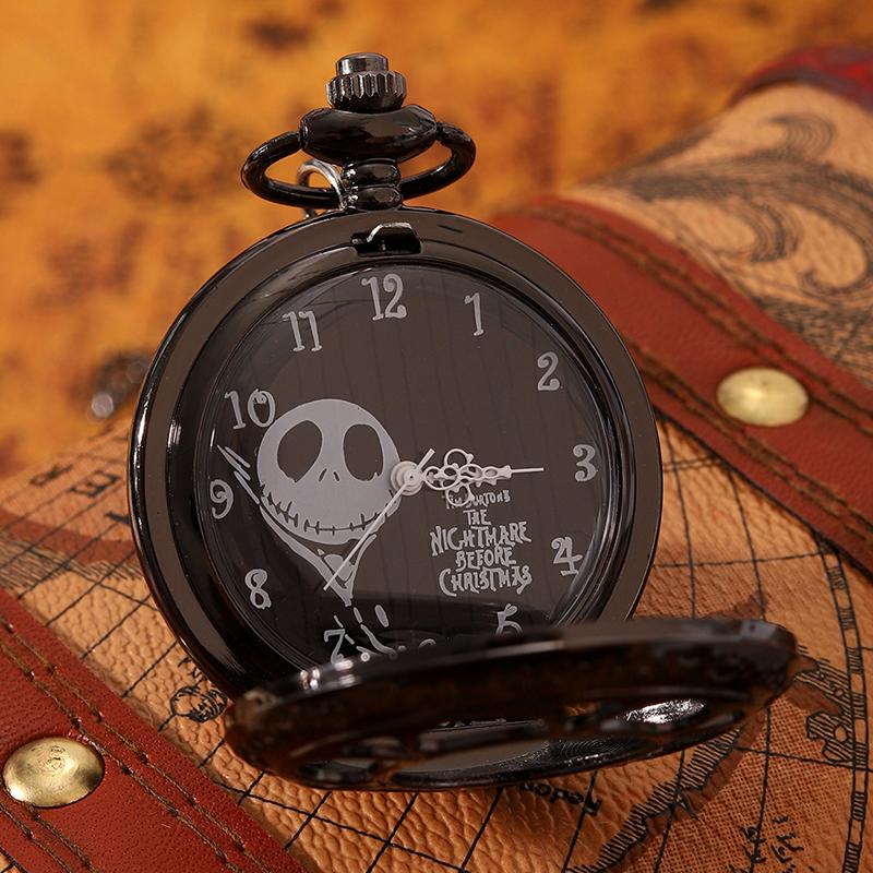 Retro Fashion Men's Black Pocket Watch Men Quartz Pocket Watch,ideal Choice for Gifts Men & Women