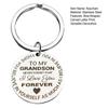 Pendant Keychain Bow-Shaped Stainless Steel Decorative Keychain Easy To Install Carved Letter Print Keyring