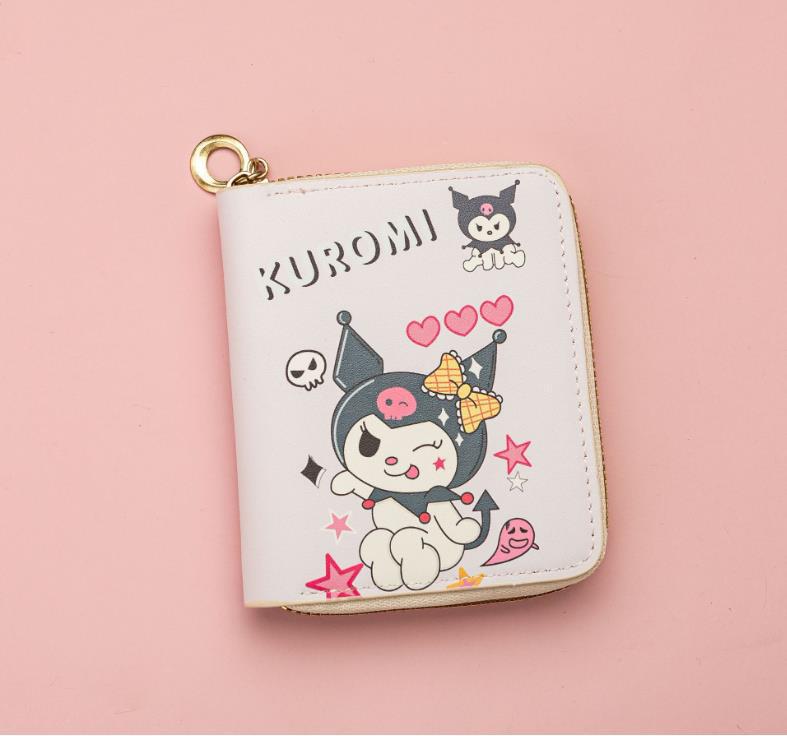 New Cartoon Anime Cute Zipper Wallet - Women's Coin Purse & Card Holder