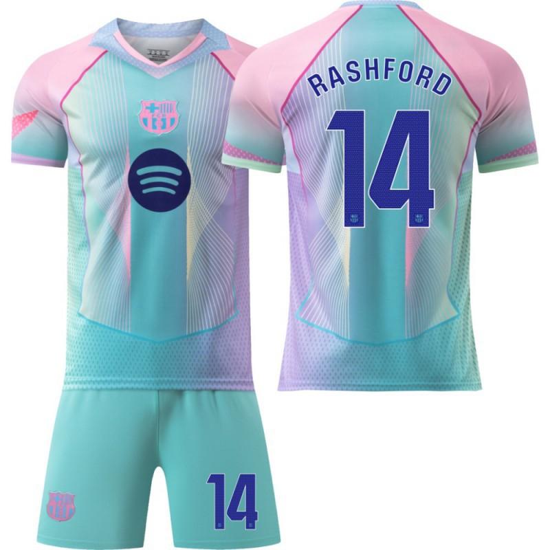 2526 Blue Edition Football Jersey No. 19 Yamal 9 Levan 8 Pedri 10 Set