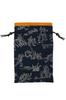 Drawstring Bag for Goshuin Stamp Goshuin Stamp Notebook Made In Japanese Pattern Choju Giga Notebooks, Case, Japan, (Navy Blue, Painting)