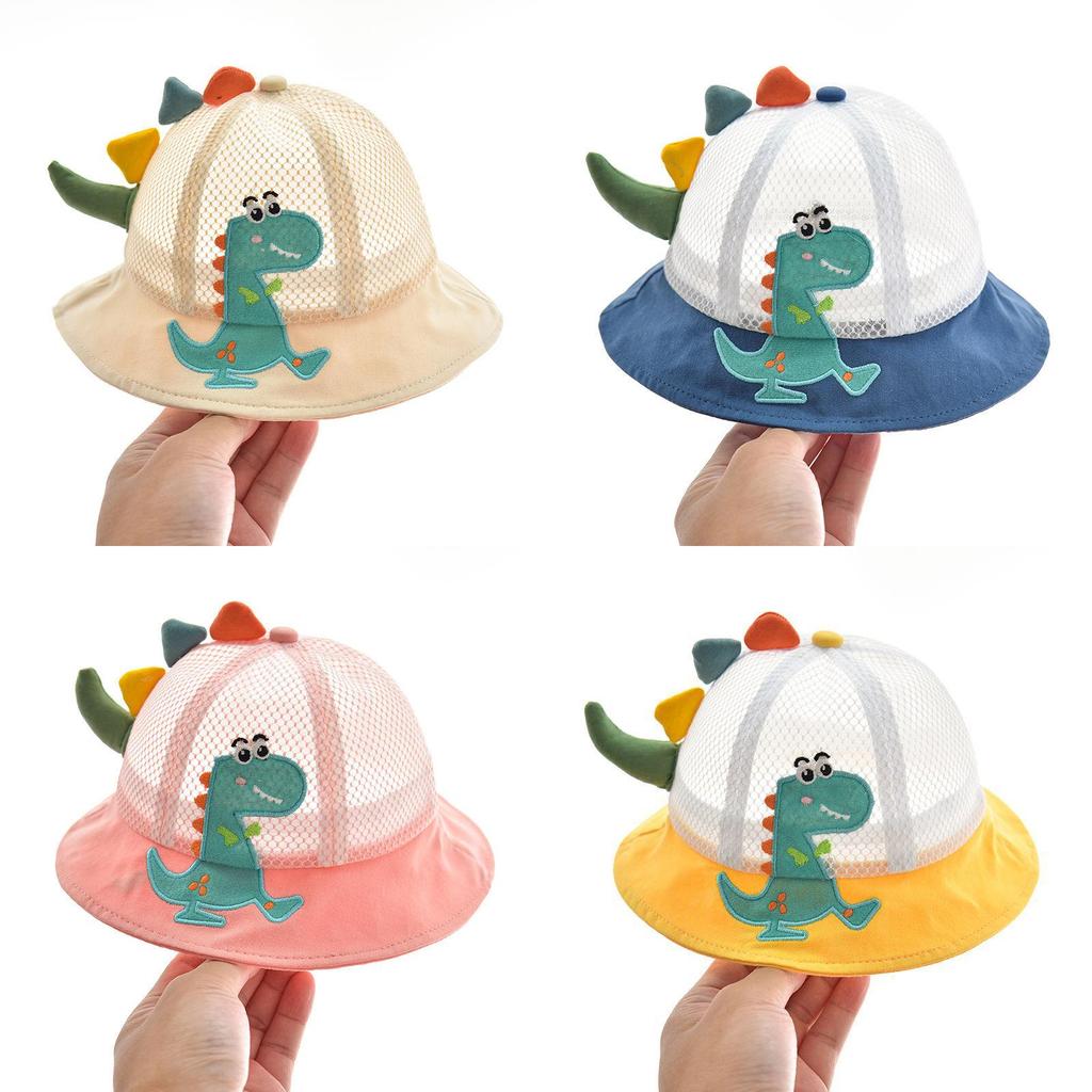 Dinosauří dětský sluneční klobouk s prodyšnou síťovinou pro letní venkovní hraní
