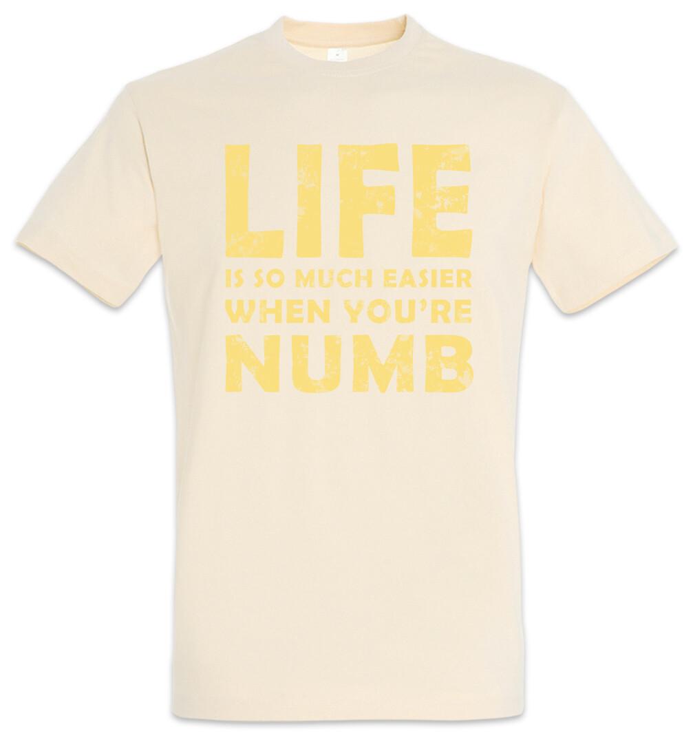 

Life Is So Much Easier When You Are Numb Men s T-Shirt Mens Womens Tees Top Mr. Hacker E Robot Corp S