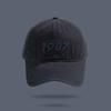 New Big Head Circumference 1987 Embroidered Baseball Cap Quality Deep Top Curved Brim Showing Face Small Cap Children Spring and Autumn Versatile