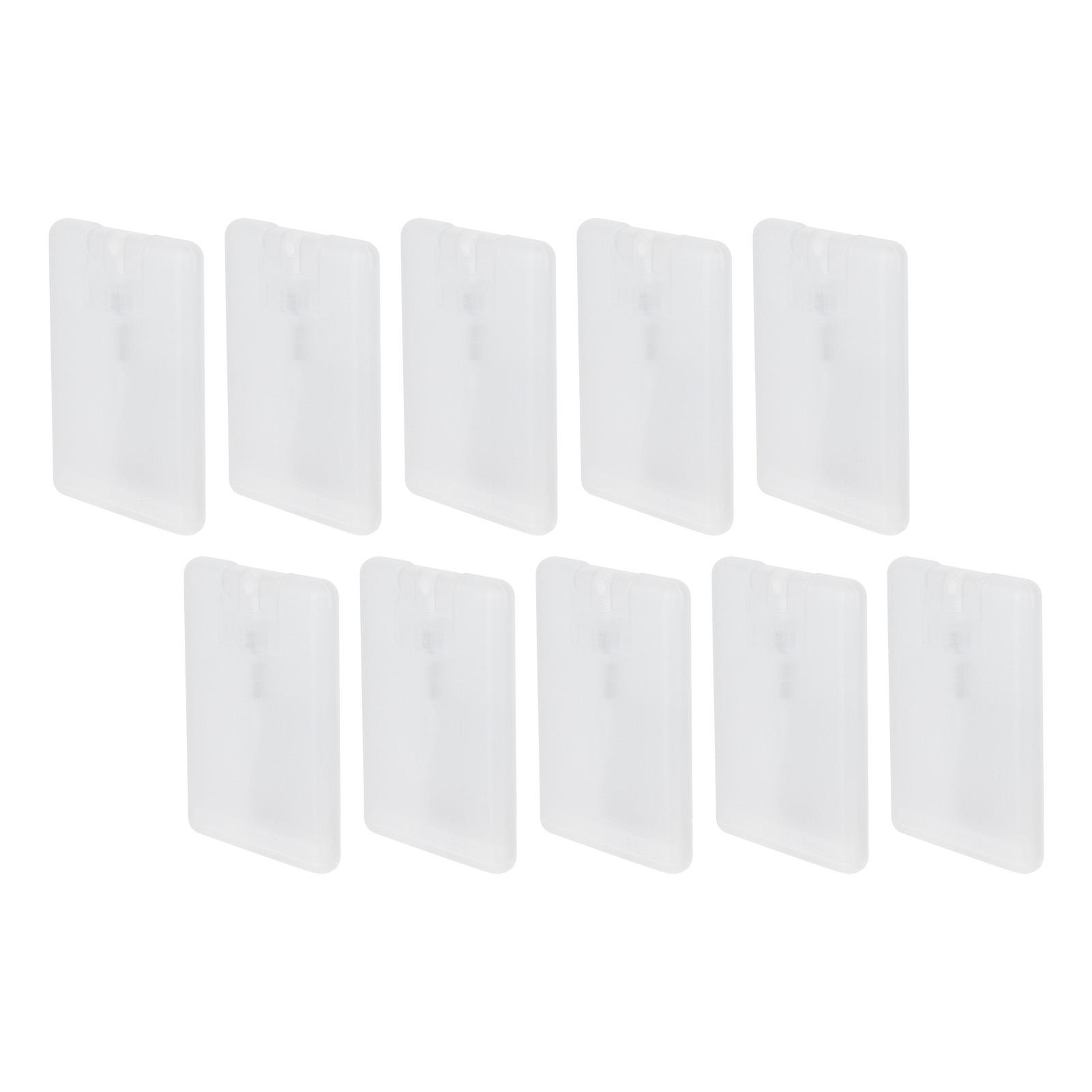 

10 шт. 20 мл флаконы для духов в виде визитницы, флакон-спрей для духов в виде кредитной карты, флакон-спрей с мелким распылением, пустой плоский пульверизатор