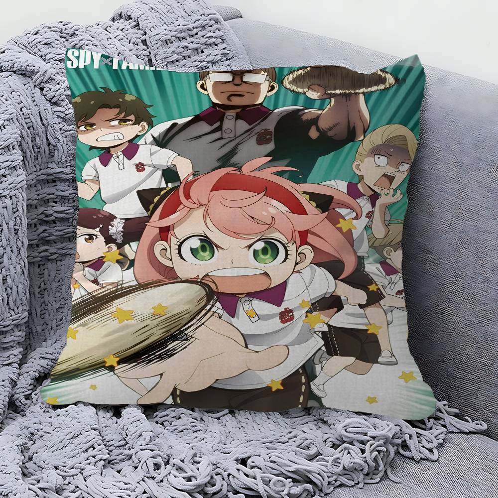 Spy X Family Pillow Anime Pillow Sofa Bed Head Pillow Cover Cushion Cover 45x45 cm Fashion