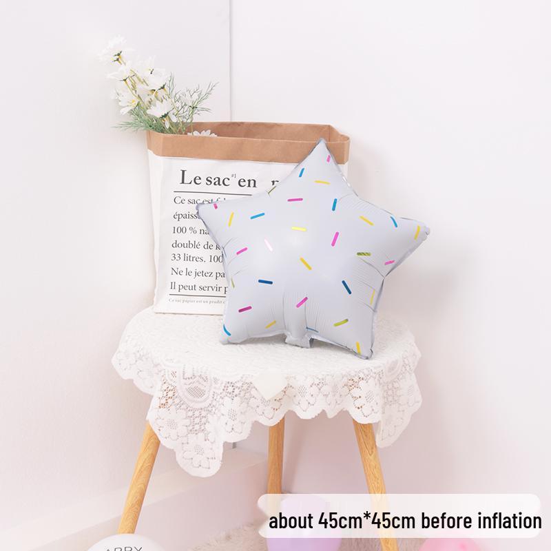 Cartoon Donut Number Balloon for 1st Birthday Party Decorations and Photo Props