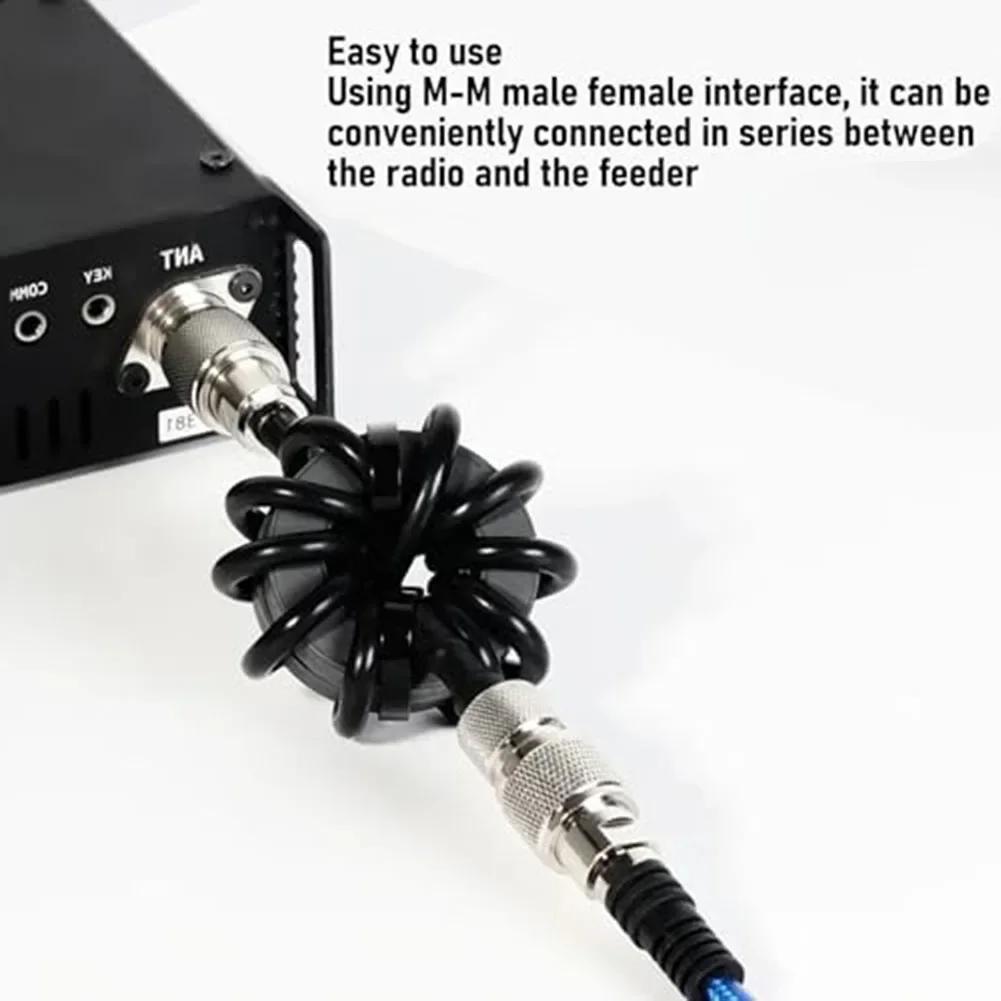 1 EM-25 EM-43 1.8-30MHz Shortwave Choke Magnetic Toroid For High-Frequency Shortwave Radio Signal Receiver Accessories