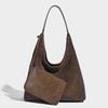 Hand-woven Women's Handbag, Niche Large-capacity Shoulder Underarm Bag, High-end Versatile Tote Bag with a Mother-daughter Design
