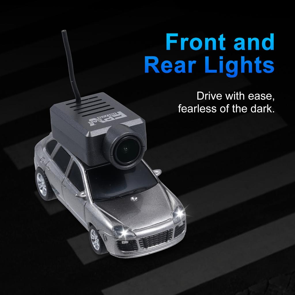 Ferngesteuertes Auto mit 720P HD WiFi Kamera, Gyro, Umgebungsbeleuchtung und VR-Modus, Mini APP gesteuertes Spielzeug für Jungen Mädchen