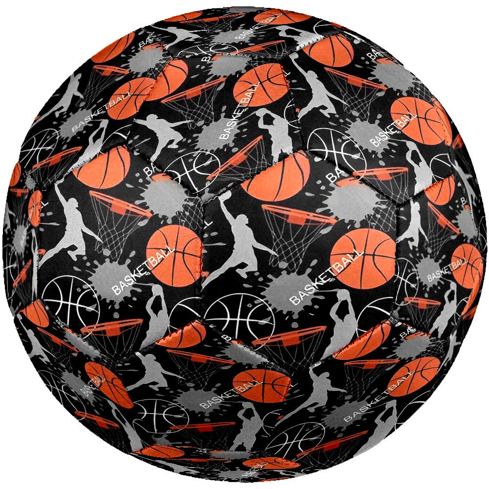basketball Theme Size 5 Soccer Ball, Suitable for Both Indoor and Outdoor Matches, a Gift Suitable for Everyone.