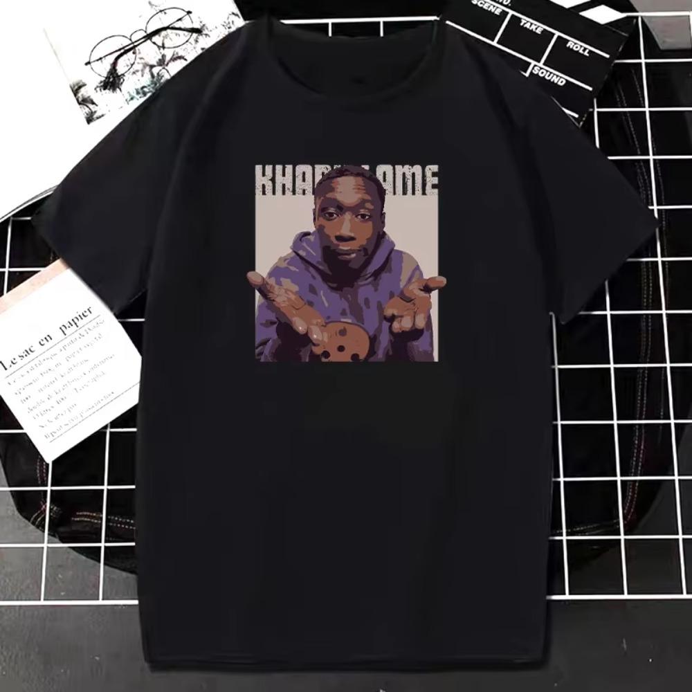 Life Is Simple Khaby Lame TShirt Funn Cartoon Graphic Tops Women Men Fashion Streetwear Aesthetic Unique Hipster Tee Ropa Hombre