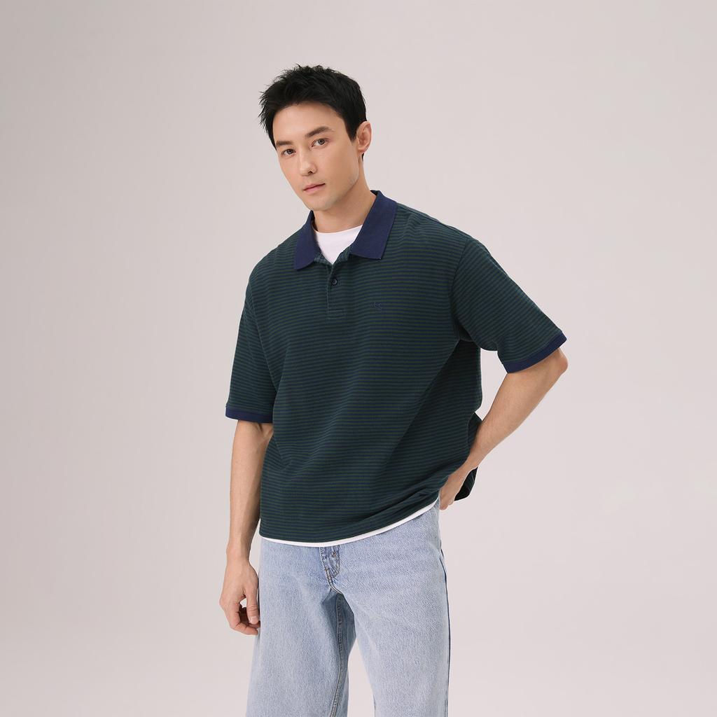 Levis Loose Classic Simple Comfortable Polo Shirt Unisex tops 005FN-0000