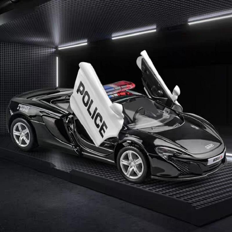5 Inch Metal Car Simulation Exquisite Diecast & Toy Vehicle McLaren 650S Supercar RMZ City 1:36 Alloy Model Gifts For Children