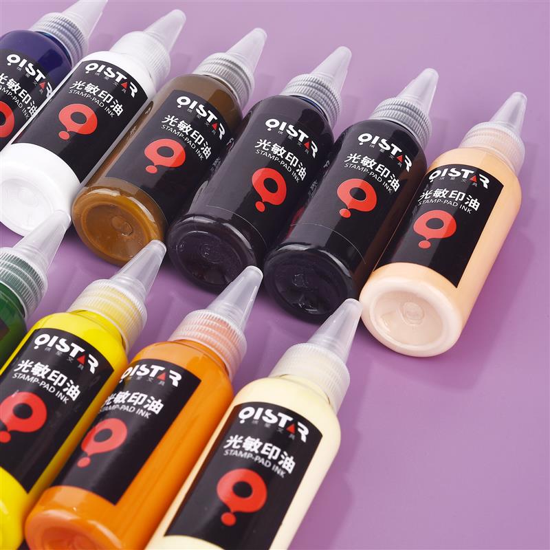 50ml Inkpad Refill Ink Rubber Stamp Oil Inking Photosensitive Seal Stamping Refill Ink For Office School Seal Supplies