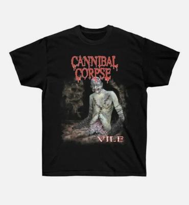 Cannibal Corpse - Vile Camiseta negra de manga corta para hombre, tallas S-5XL, unisex