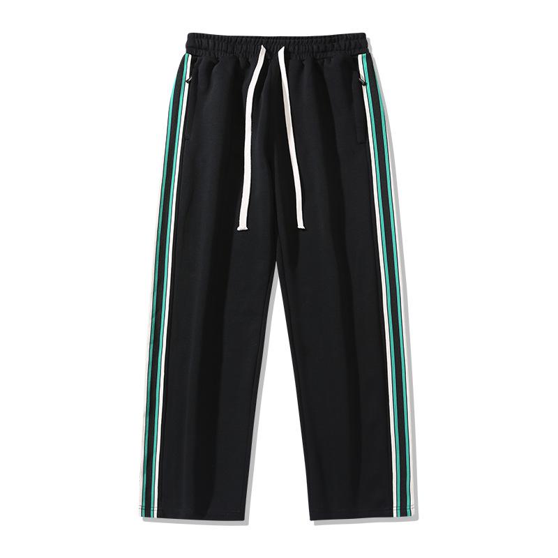Men's Spring Extra-Long Straight-Leg Sweatpants - Trendy, Loose, Casual American-Style