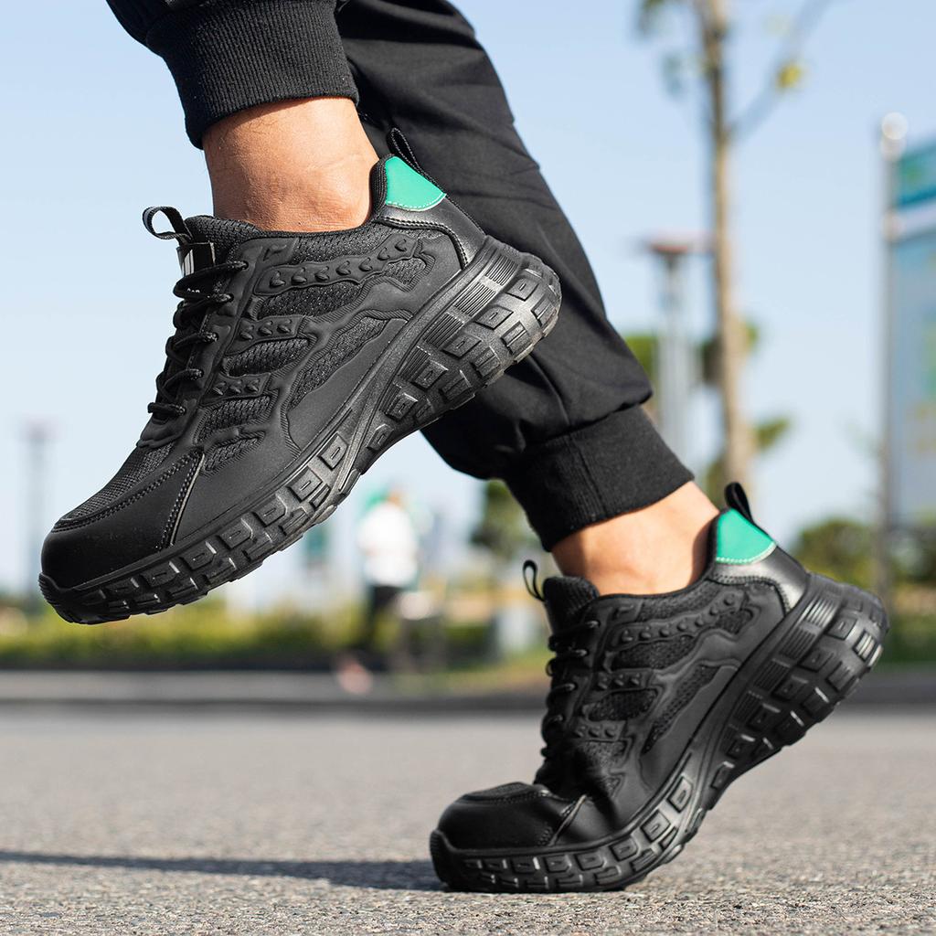 High Quality Safety Sneakers for Men Work Shoes Breathable Steel Toe Cap Puncture Proof Security Shoes Unisex Non Slip Boots