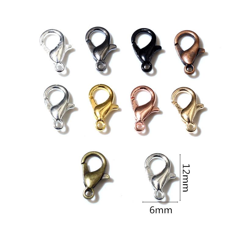 50-200pcs DIY Jewelry Making Accessories Findings Earring Hooks/Jump Rings/Lobster Clasps Craft Jewelry Findings