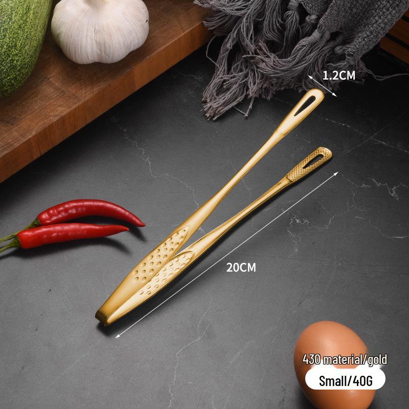 304 Stainless Steel Multi-Purpose Tongs: Perfect for BBQ, Sushi, Steak, and Bread.