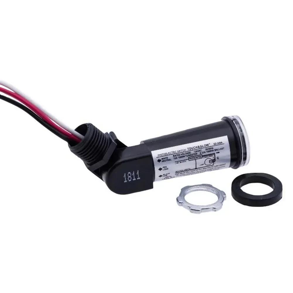 Control Photocell Sensor 120V LED Dusk To Dawn Outdoor Swivel Photo Cell Light 1800W 5.9 Inches Thermal Switch Electrical Supply