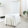 Hotel Professional Nailed Wooden Chair Chair Cover Geometric Pattern Hotel Conference Chair Cover Hotel Household Nailed Universal