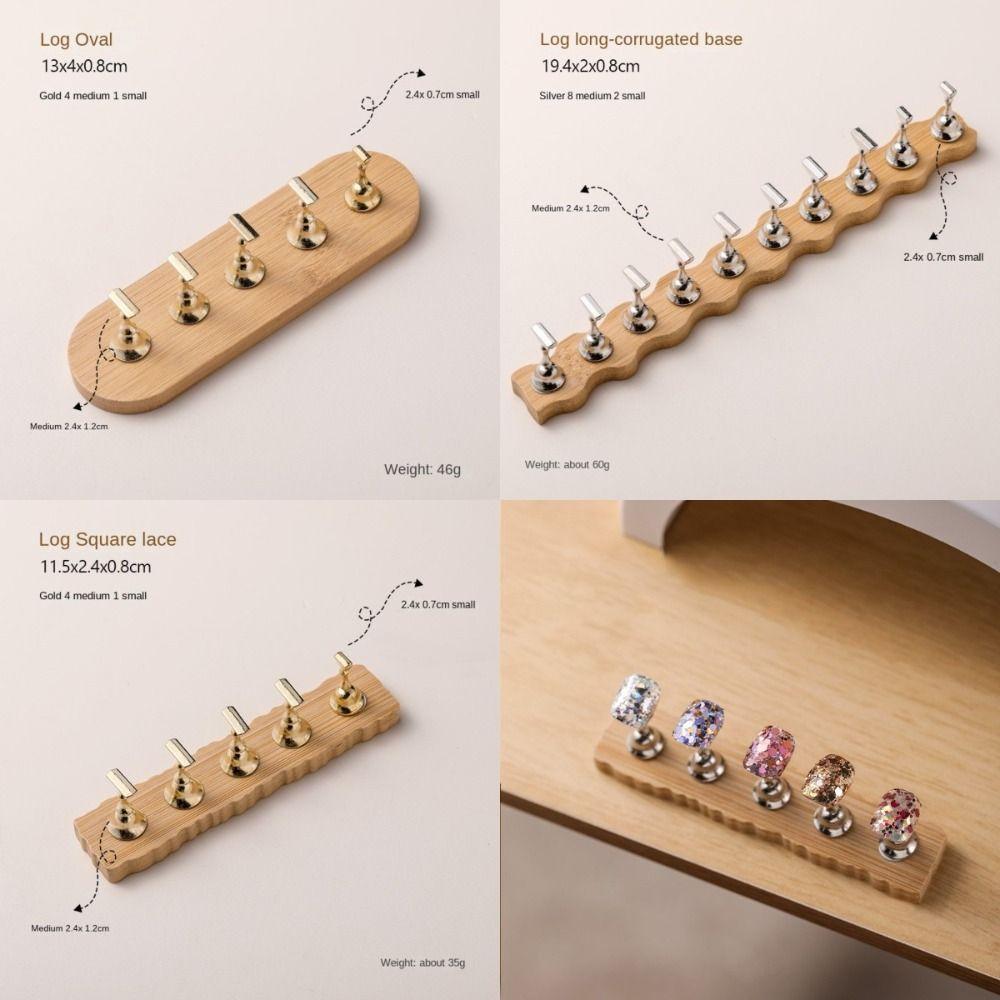Nail Art Practice Magnetic Nail Holder INS Nail Display Chess Board  Nail Salon