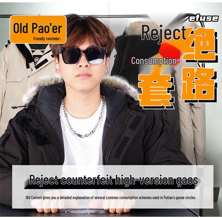 Herren Canada Goose Mittellanger Daunenparka 2025 - Neuer Winterstil, Verdickter Windbreaker Arbeitskleidung