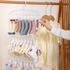 Socks Drying Rack With 18/26 Clips Underwear Baby Saliva Towel Space-Saving Multifunctional Household Dormitory Student Laundry