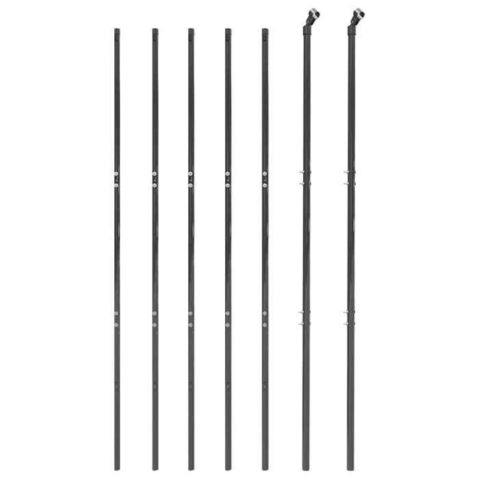 VidaXL Wire Mesh Fence, Decorative Fence Panel, Garden Patio Outdoor Protection Barrier, 154230