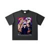 260 GSM Double Yarn 32 Count 100% Cotton Jujutsu Kaisen V9 Sukuna Gojo Print Unisex Heavy Cotton T Shirt