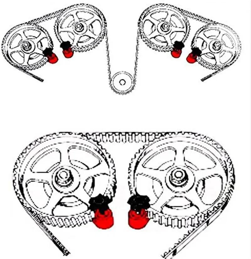 Nockenwellen-Fixierwerkzeug, Zahnriemenwechsel Arretier-Motorwerkzeug