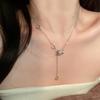 New small waist fringed necklace women's collarbone chain temperament sweater chain niche high-end versatile accessories