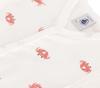 Short Romper A0CZ7 6 months 67cm [Petit Bateau] Off-white/Multicolor