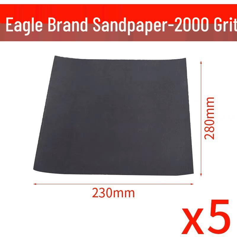 Philips 2000 Grit Wear-Resistant Sandpaper for Wet Sanding Walls, Wood, Metal