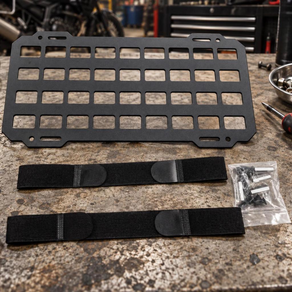 Motorcycle Accessory Low-Profile Top-Box Mounting Plate for