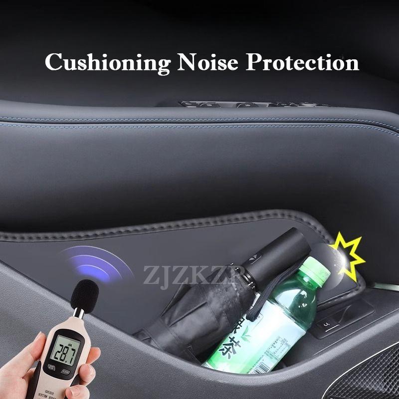 For Geely Galaxy E8 2023 2024 2025 Car Door Groove Mat Leather Glove Box Front Rear Side Car Door Side Storage Box Accessories