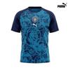 Men Manchester City Warm Up Jersey Soccer Training Short Sleeve Top