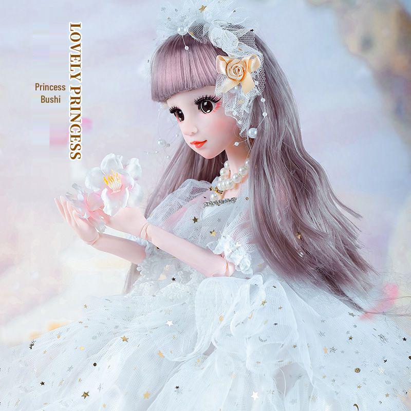 60cm Princess Dress-Up Doll Set for Girls - Perfect Birthday Gift